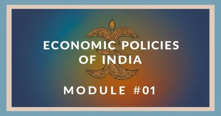 Economic Policies of India